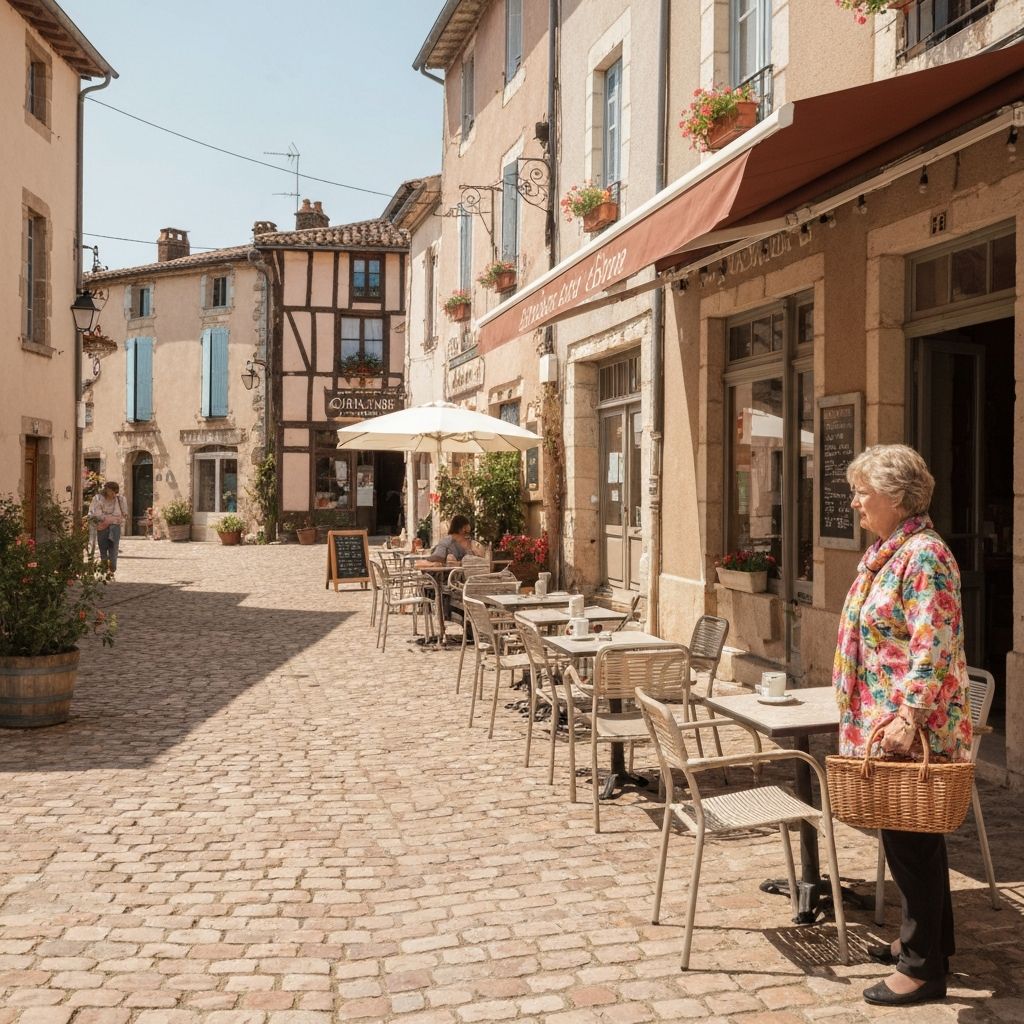 Village square showcasing community atmosphere