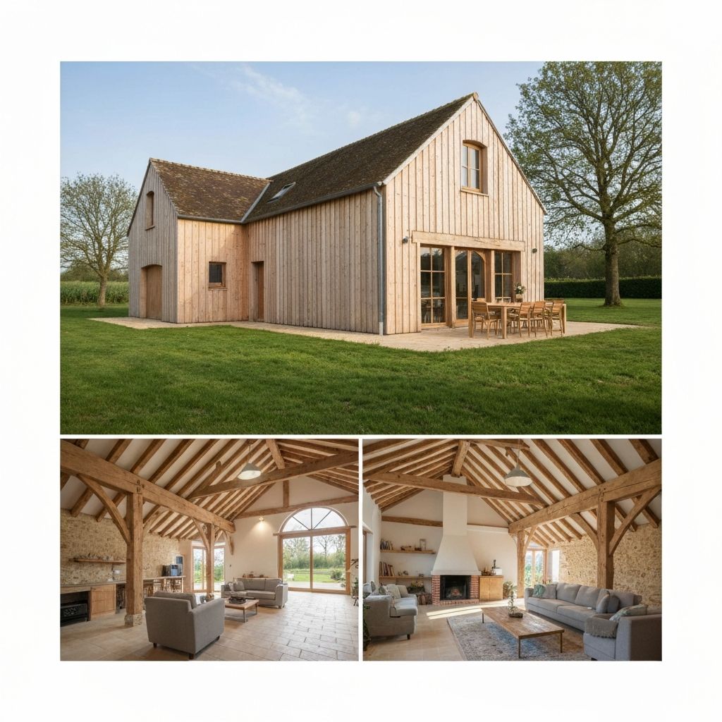 Independent gîte converted from tobacco barn